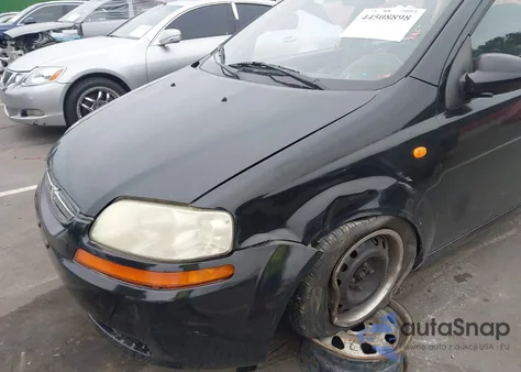 2004 Chevrolet Aveo Ls из США, поврежденный, VIN KL1TJ62684B229722